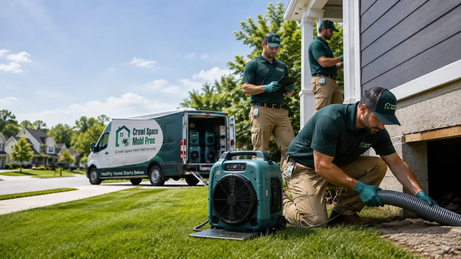 Crawl Space Mold Removal in Paisley, FL